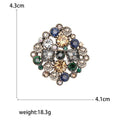 Alloy Rhinestone Brooch Pin For Cardigan Shawl And Scarf Fastening view 5
