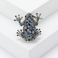 Vintage Alloy Rhinestone Frog Brooch For Fashion Garment Accessories view 4