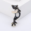 Alloy Enamel Reading Frog Brooch Pin For Suits And Coats view 2