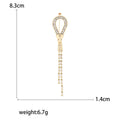 Creative Alloy Rhinestone Tassel Zipper Brooch For Suit Jackets view 5