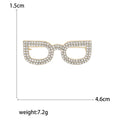 Alloy Rhinestone Glasses Brooch For Coat And Shirt Closure view 5