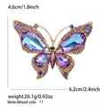 Alloy Rhinestone Butterfly Brooch Pin For Cardigans And Coats view 6