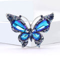 Alloy Rhinestone Butterfly Brooch Pin For Cardigans And Coats view 3