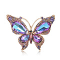 Alloy Rhinestone Butterfly Brooch Pin For Cardigans And Coats view 2