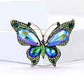 Alloy Rhinestone Butterfly Brooch Pin For Cardigans And Coats view 4