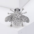 Alloy Rhinestone Bee Brooch For Men's Suit Lapel Decoration view 2