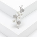 Alloy Flower Branch Brooch For Suit And Shawl Decoration view 3