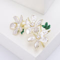 Alloy Enamel Peach Blossom Brooch For Fresh Fashion Apparel Decoration view 4