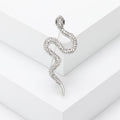 Alloy Rhinestone Snake Brooch Pin For Fashion Apparel view 3