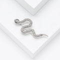 Alloy Rhinestone Snake Brooch Pin For Fashion Apparel view 2