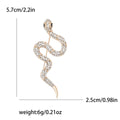 Alloy Rhinestone Snake Brooch Pin For Fashion Apparel view 6