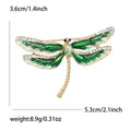 Alloy Enamel Rhinestone Dragonfly Brooch Pin For Fashion Garments view 5