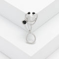 Alloy Stethoscope Doctor Brooch Pin For Medical Staff Uniform Badge view 3