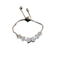 Adjustable Copper Zircon Bow Beaded Bracelet Minimalist Light Luxury Fashion Jewelry view 5