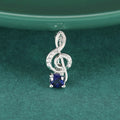 Alloy Music Note Brooch Pin For Elegant Suit Lapel Decoration view 4