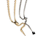 Real Gold Plated Copper Snake Chain Necklace Minimalist Geometric Line Clavicle Jewelry view 5