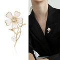 Alloy Flower Brooch Shawl Buckle For Elegant Women's Accessories view 3