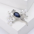 Alloy Rhinestone Bird On Branch Brooch Pin For Apparel Accessories view 4
