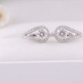 Korean New Water Drop Ear Cuff High End Fresh Temperament Elegant Statement Earrings For Women view 4