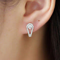 Korean New Water Drop Ear Cuff High End Fresh Temperament Elegant Statement Earrings For Women view 1