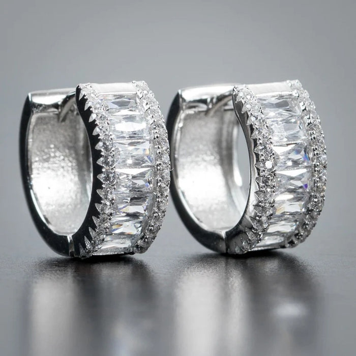 Japanese Korean Trendy Zircon Ear Cuff, Minimalist Cold Style Versatile Fashion Earrings