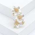 Alloy Zircon Flower Brooch Elegant Coat And Suit Lapel Pin view 6