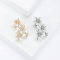Alloy Zircon Flower Brooch Elegant Coat And Suit Lapel Pin view 4