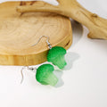 Cute Acrylic Vegetable Broccoli And Corn Cob Drop Earrings For Women Fun Food Shape Alloy Hook Earrings view 4