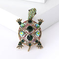 Alloy Rhinestone Turtle Brooch Pin For Animal Clothing Accessories view 6