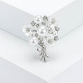 Alloy Pearl Bouquet Brooch Pin For Elegant Dresses And Suits view 4