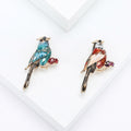 Colorful Enamel Bird Brooch Pin For Coats And Jackets view 2