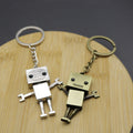 Metal Minimalist Robot Keychain For Key Ring Gift view 4