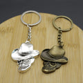Zinc Alloy Hat Skull Keychain For Bag Charm Gift view 4