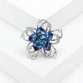 Alloy Crystal Hollow Flower Brooch For Elegant Apparel Accessories view 6