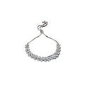 Rhinestone Geometric Adjustable Alloy Bangle For Women With Round Accent High-End Fashion Style view 5
