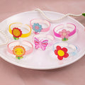 Cute Butterfly Kids Bracelet Fresh Sweet Sunflower Cartoon Flower Hand Jewelry Accessory view 1