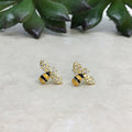 Exquisite Mini Cute Bee Stud Earrings Korean Pastoral Fresh Summer Design Ear Jewelry view 7