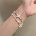 Korean Zircon Heart Bracelet For Women view 3