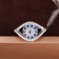 Unique Angel Eye And Evil Eye Ring, Korean Style Statement Finger Jewelry For Women view 5