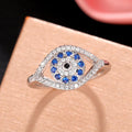 Unique Angel Eye And Evil Eye Ring, Korean Style Statement Finger Jewelry For Women view 4