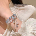 Style Geometric Crystal Beaded Bracelet Fresh Niche Fashion Hand Jewelry view 3