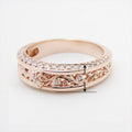 European Micro Pave Zircon Ring With Luxury Banquet Evening Dress Wedding Proposal Accessory view 5