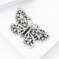 Alloy Rhinestone Butterfly Brooch Pin For Fashion Garment Decoration view 4