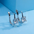 Micro Pave Four Prong Round Cubic Zirconia Ear Cuff Fashion Jewelry Dropshipping Earrings view 5