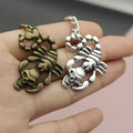 Metal Simple Scorpion Keychain Bag Charm Key Ring view 3