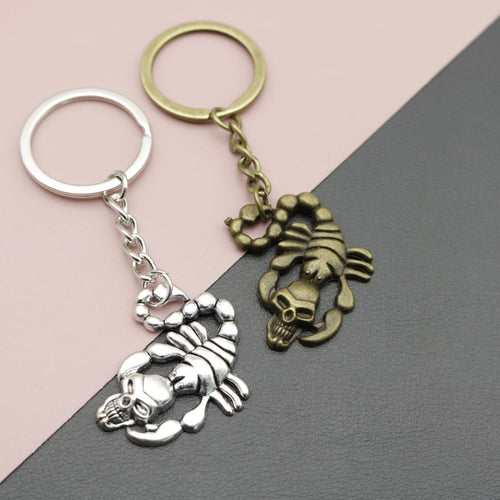 Metal Simple Scorpion Keychain Bag Charm Key Ring