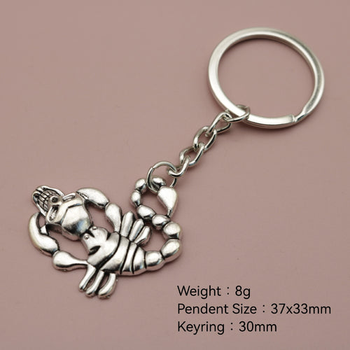 Metal Simple Scorpion Keychain Bag Charm Key Ring