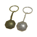 Zinc Alloy Spider Web Keychain Bag Charm Gift view 5