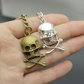 Metal Minimalist Skull Keychain Bag Charm view 4
