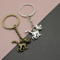 Metal Attitude Cat Keychain Bag Charm Gift For Friends view 1